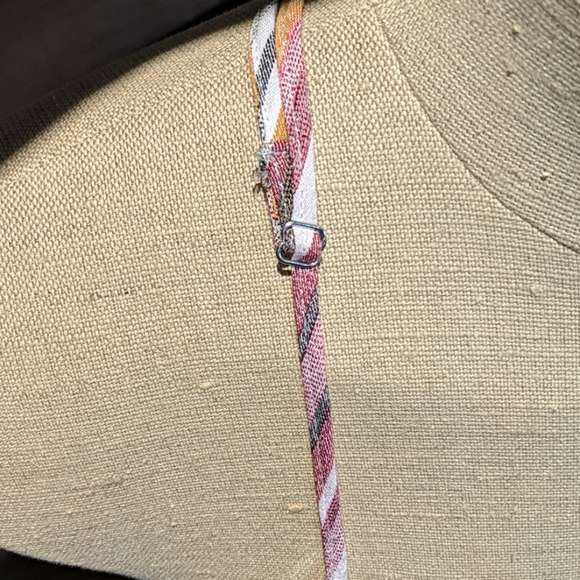 Boutique stripe tank with lace back. Size large - Picture 4 of 4